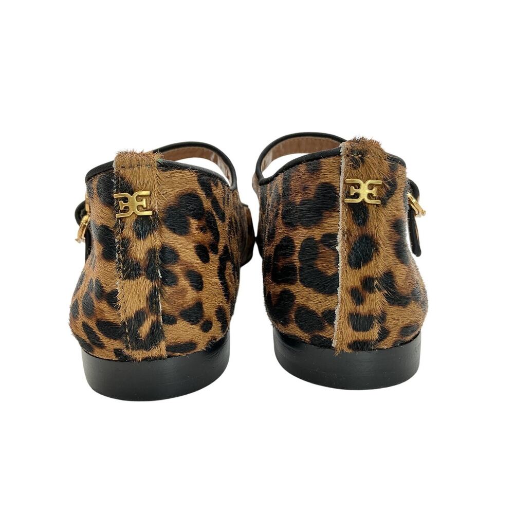 Sam Edelman Leopard Print Multicolor Michaela Mary Jane Flats Size 8 - Picture 5 of 7